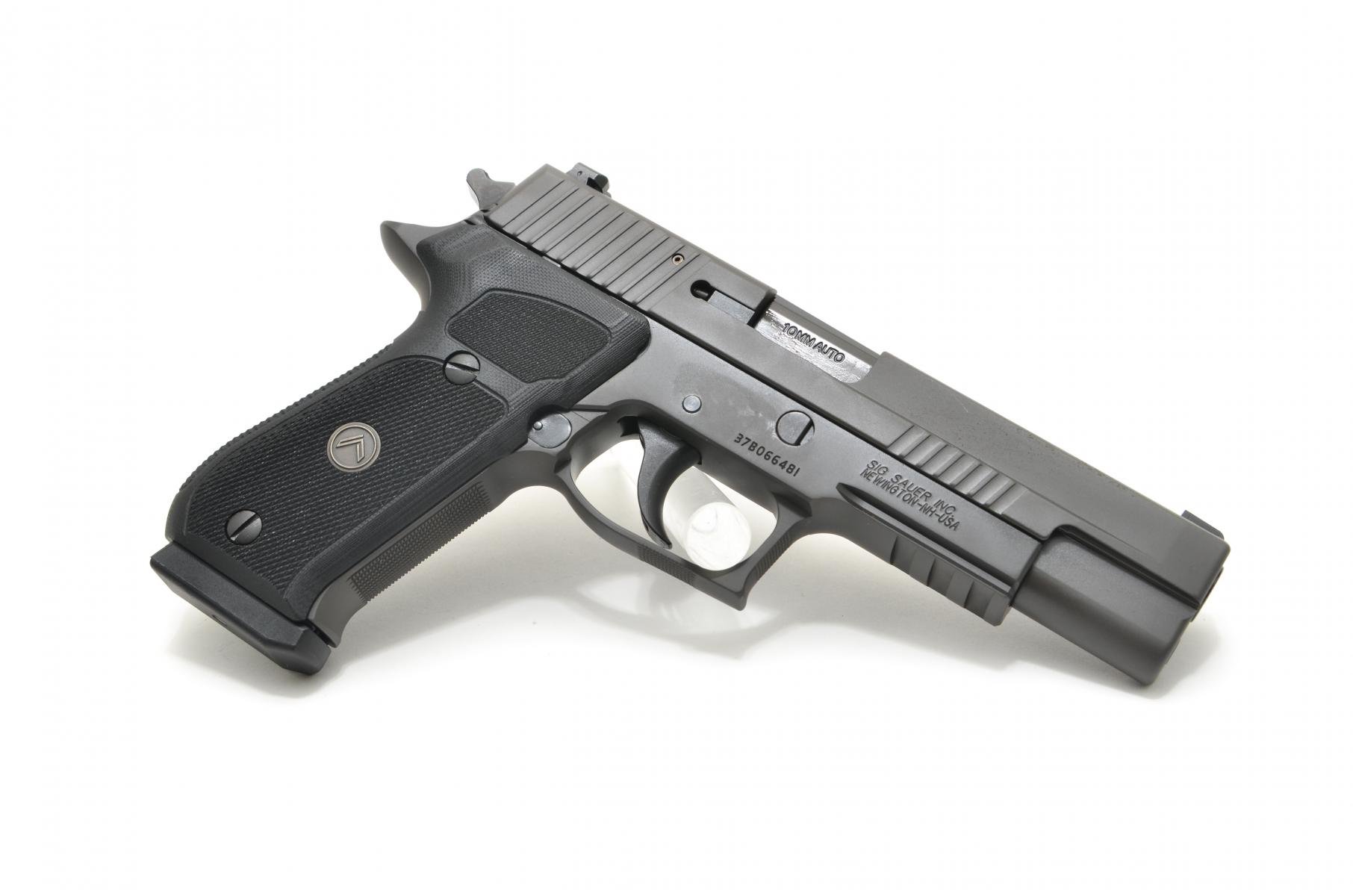 P220 Legion |10mm 5 Inch Barrel Legion Gray Finish, w/ Night Sights, SRT Trigger, G10 Grips, Three 8-Round Magazines