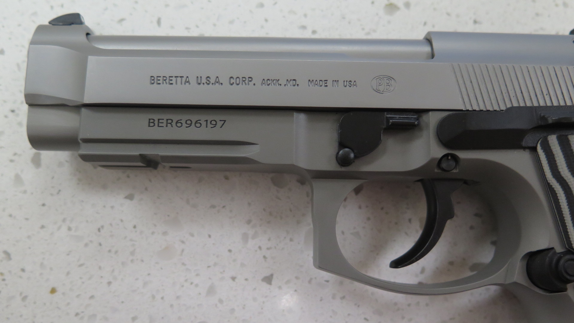 beretta 92fs compact inox with rail