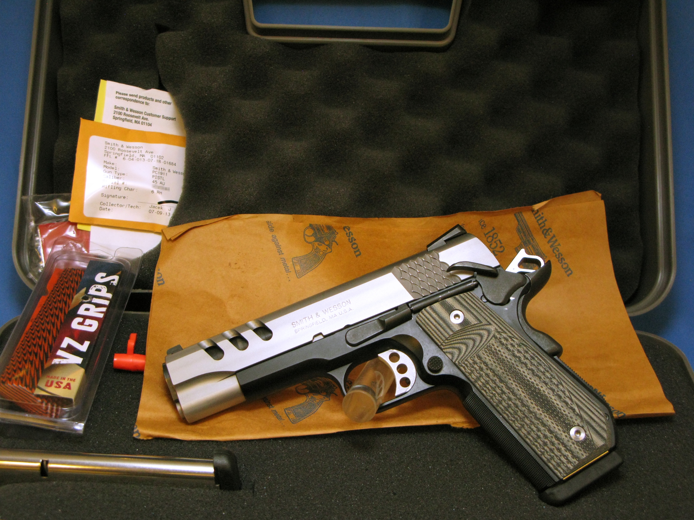 Smith & Wesson USED S&W 1911 Performance Center 45ACP PC1911 FSW8555 ...