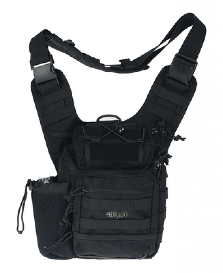 Drago Gear Drago Ambidextrous Shoulder Pack Black DRA15303BL Bags and Cases Arnzen Arms