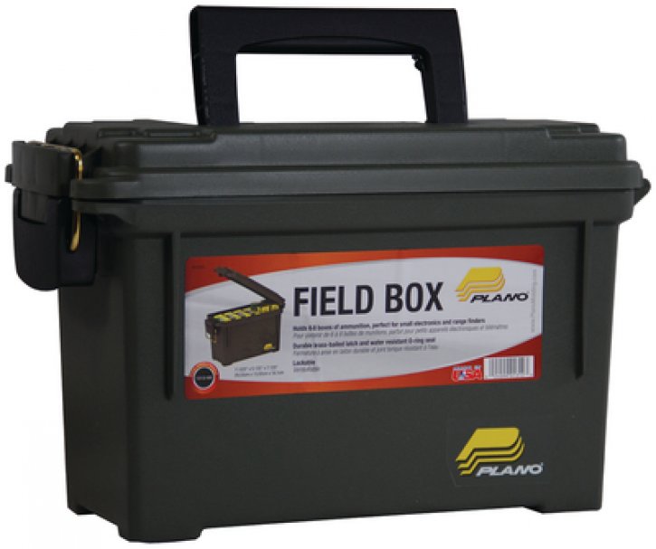 Plano Field Box Brass Measures 11.625x5.125x7… 1312-00 Bags and Cases -  Arnzen Arms