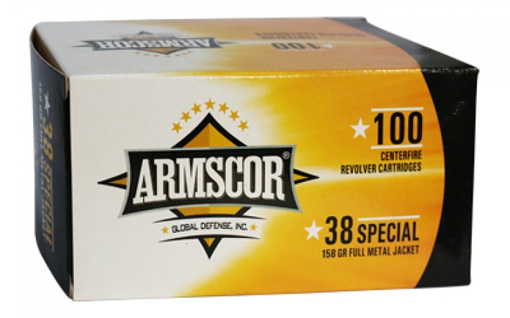 scor .38 Special 158 Gr Full Metal Jacket (FMJ) Ammo