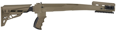 Strikeforce Adjustable Side-Folding TactLite Stock For Most SKS Rifles Flat Dark Earth