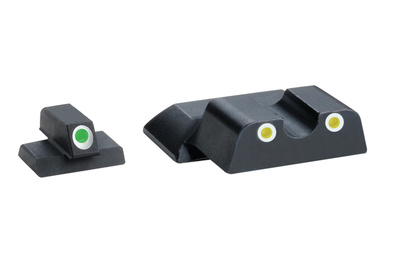 Classic Tritium 3-Dot Night Sights For S&W Shield Green Front Yellow Rear