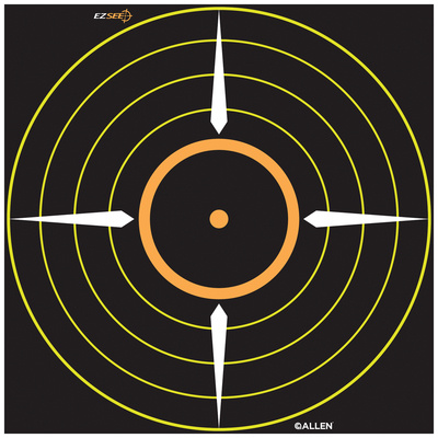 EZ See Bullseye 17x17 Inch Five Per Package