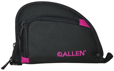 Auto-Fit Compact One Pocket Allen Handgun Case 7 Inch Black/Orchid