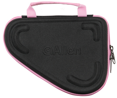 Molded Compact Pistol Case 8.5 Inch Black With Pink Trim