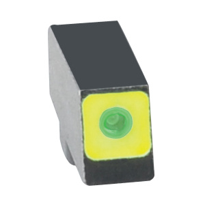 Front Tritium Night Sight For All Glock Green With LimeGreenLumi Outline .165 Height .123 Width