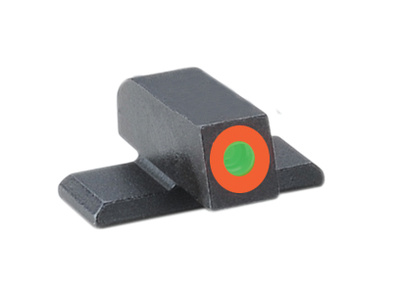 Front Tritium Night Sight For SIG/Springfield XD #8 Green With Orange Outline .220 Height .140 Width