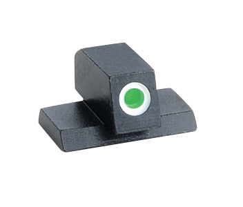 Front Tritium Night Sight For S&W M&P (except Pro/Long) Green With White Outline .230 Height .140 Width