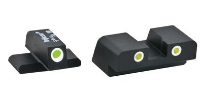 Classic Tritium 3-Dot Night Sights For Springfield XD/XDM Green Front Yellow Rear
