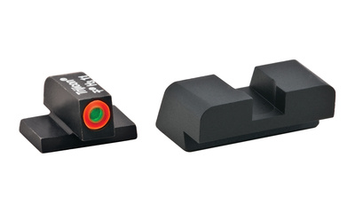 Hackathorn Night Set For Springfield XD/XDM Orange Outline Front Black Rear