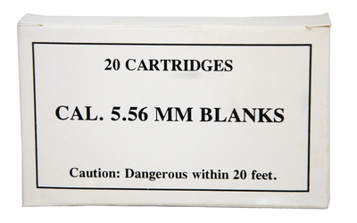 5.56mm/.223 Remington Blank M200 5.56mm/.223 Remington 20 Rounds Per Box
