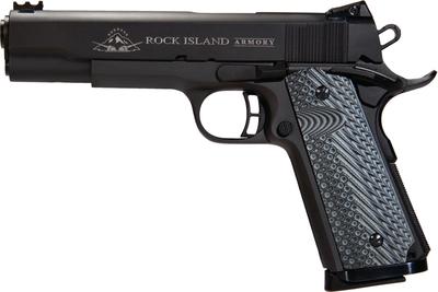 Rock Island Armory M1911-A1 FS Tactical II 9mm 5 Inch Barrel VZ Grips Parkerized Finish 9 Round