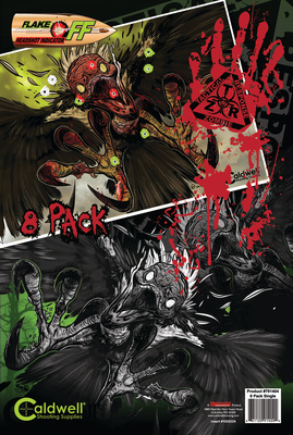 ZTR Zombie Flake Off Targets Vulture 12x18 Inch 8 Per Package