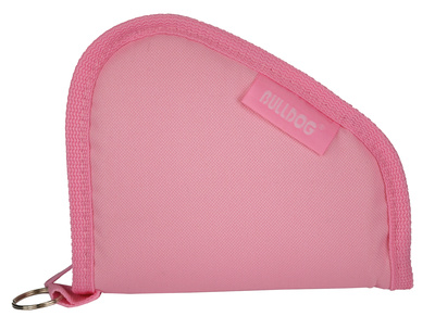 Pistol Rug Without Handles Pink With Pink Trim 7x6 Inches