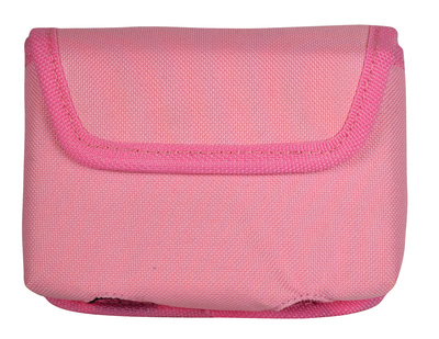 Ambidextrous Conceal Carry Holster Looks Like Cell Phone Holder Pink Nylon For Mini .380 Automatics