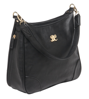 Hobo Series Concealed Carry Purse Black with Black Trim