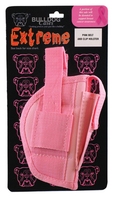 Belt and Clip Ambidextrous Holster For Most Sub-Compact Autos With 2-3 Inch Barrels Pink