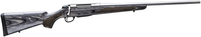Tikka T3 Laminated Stainless .300 Winchester Short Magnum 24.3 Inch Barrel Stainless Steel Finish Gray Matte-Lacquered Laminate Hardwood Stock 3 Round