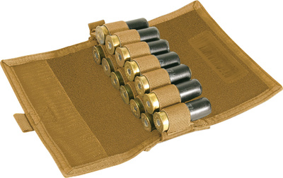 S.T.R.I.K.E. Shotgun Ammo Pouch Holds 18 Rounds MOLLE Mount 500D Ripstop Coyote Tan