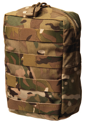 S.T.R.I.K.E. Upright GP Pouch USA MOLLE Mount 500D Multi Cam Camouflage