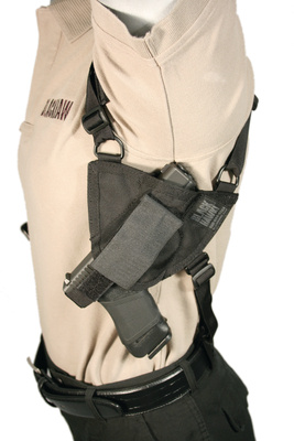 Angle Draw Shoulder Holster Black One Size Fits Most