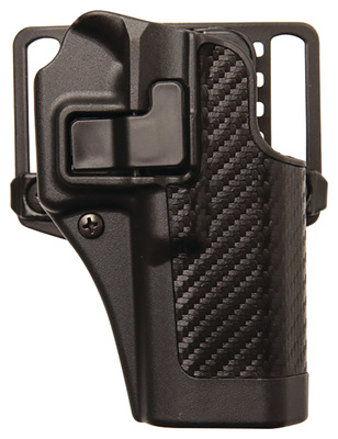 CQC Carbon Fiber Serpa Active Retention Holster Textured Black Right Hand For Colt 1911