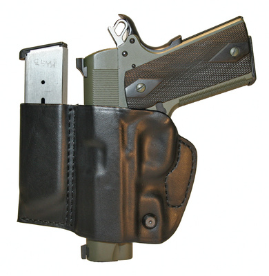 CQC Compact Slide With Magazine Pouch Black Left Hand For Colt Government and Commander