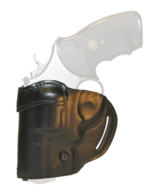 CQC Leather Compact Askins Black Left Hand For Smith & Wesson J Frame
