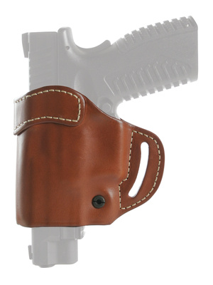 CQC Leather Compact Askins Brown Left Hand For Springfield XD/XD Compact/XDM