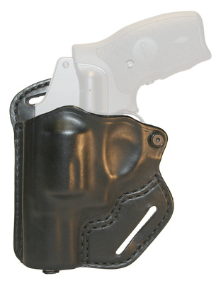CQC Leather Check-Six Holster Black Left Hand For Smith & Wesson J Frame