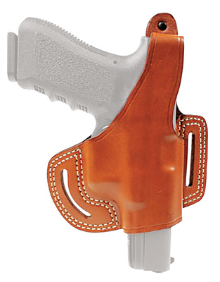 Leather Belt Slide Holster With Thumb Break Brown Right Hand For Springfield XDM/XD/XD Compact