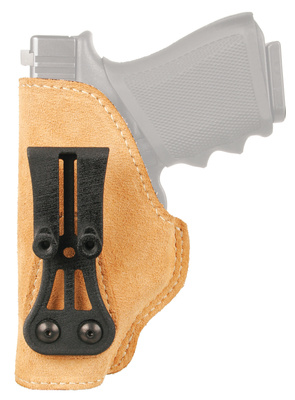 Leather Tuckable Holster Brown Left Hand Glock 19/23/32/36
