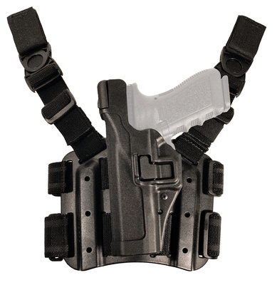 Tactical Serpa Level 3 Holster Black Left Hand For Glock 20/21 and Smith & Wesson M&P