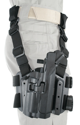 Level 3 Serpa Light Bearing Tactical Holster Right Hand Black For Glock 21 and Smith & Wesson M&P .45 Caliber