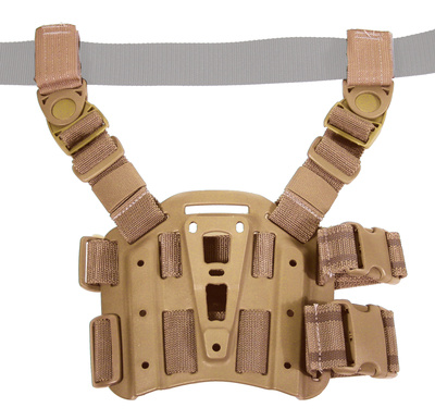 CQC Tactical Holster Platform With Rails Coyote Tan