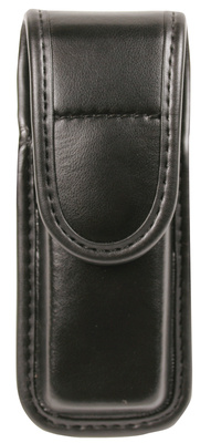 Plain Finish Molded Duty Gear Single Magazine Pouch Double Row Black