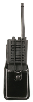 Plain Finish Molded Duty Gear Radio Pouch Black