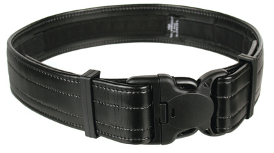 Plain Molded Reinforced Duty Belt 2 Inch With Loop Liner Black Size Extra-Extra-Large