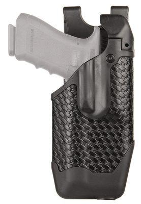 Epoch Level 3 Light Bearing Duty Holster Basketweave Finish Black Right Hand Glock 17/22/31