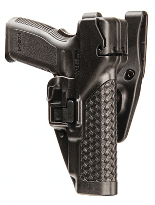 Level 3 Serpa Auto Lock Duty Holster Basket Weave Black Right Hand For Springfield XD/XDM