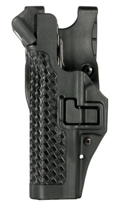 Level 3 Serpa Light Bearing Duty Holster Basket Weave Black Left Hand For Glock 17/19/22/23/31/32