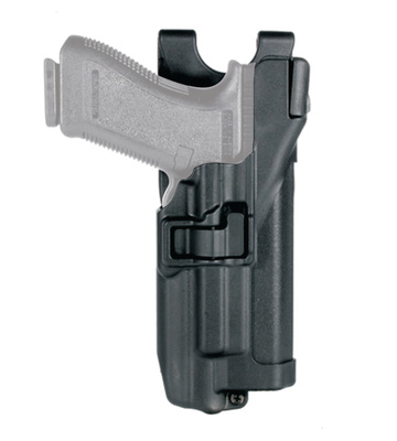 Level 3 Serpa Light Bearing Duty Holster Basket Weave Black Left Hand For 1911 Government Style With Or Without Rails