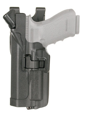Level 3 Serpa Light Bearing Duty Holster Matte Black Left Hand For Glock 21 and Smith & Wesson M&P .45 Caliber