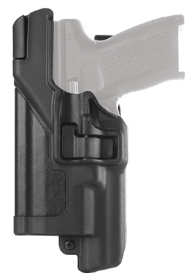 Level 3 Serpa Light Bearing Duty Holster Plain Black Left Hand For H&K P-2000