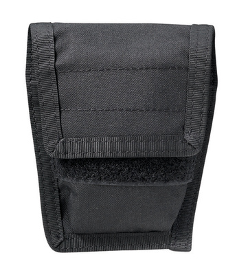Belt Mounted Double Handcuff Pouch Black