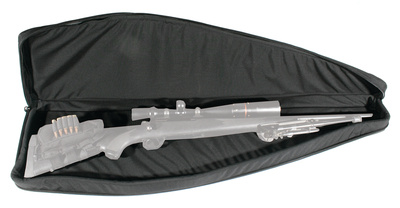 Scoped Rifle Case Black 46 Inch
