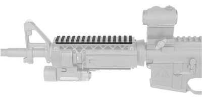 Low Profile Rail Cover 18 Slot Black
