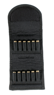 Folding Handgun Cartridge Carrier Holds 12 Cartridges Black